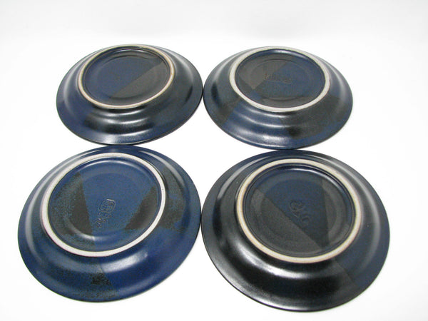 edgebrookhouse - Vintage Nancy Patterson Iron Mountain Stoneware Blue Ridge Cups & Saucers - 4 Sets