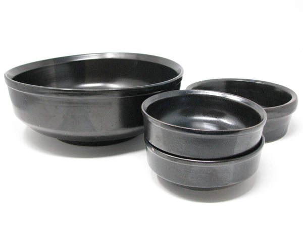 edgebrookhouse - Vintage Nancy Patterson Iron Mountain Stoneware Blue Ridge Serving Bowls - 4 Pieces