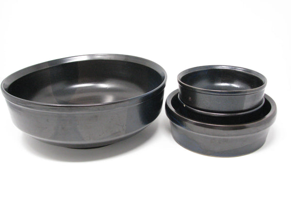 edgebrookhouse - Vintage Nancy Patterson Iron Mountain Stoneware Blue Ridge Serving Bowls - 4 Pieces