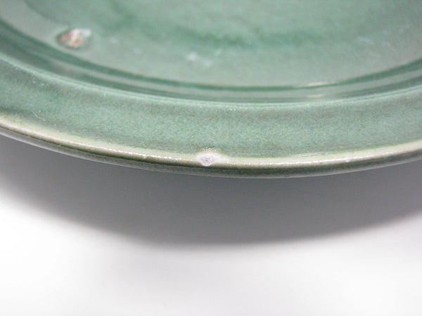 edgebrookhouse - Vintage Nancy Patterson Iron Mountain Stoneware Evergreen Green Salad Plates - Set of 10