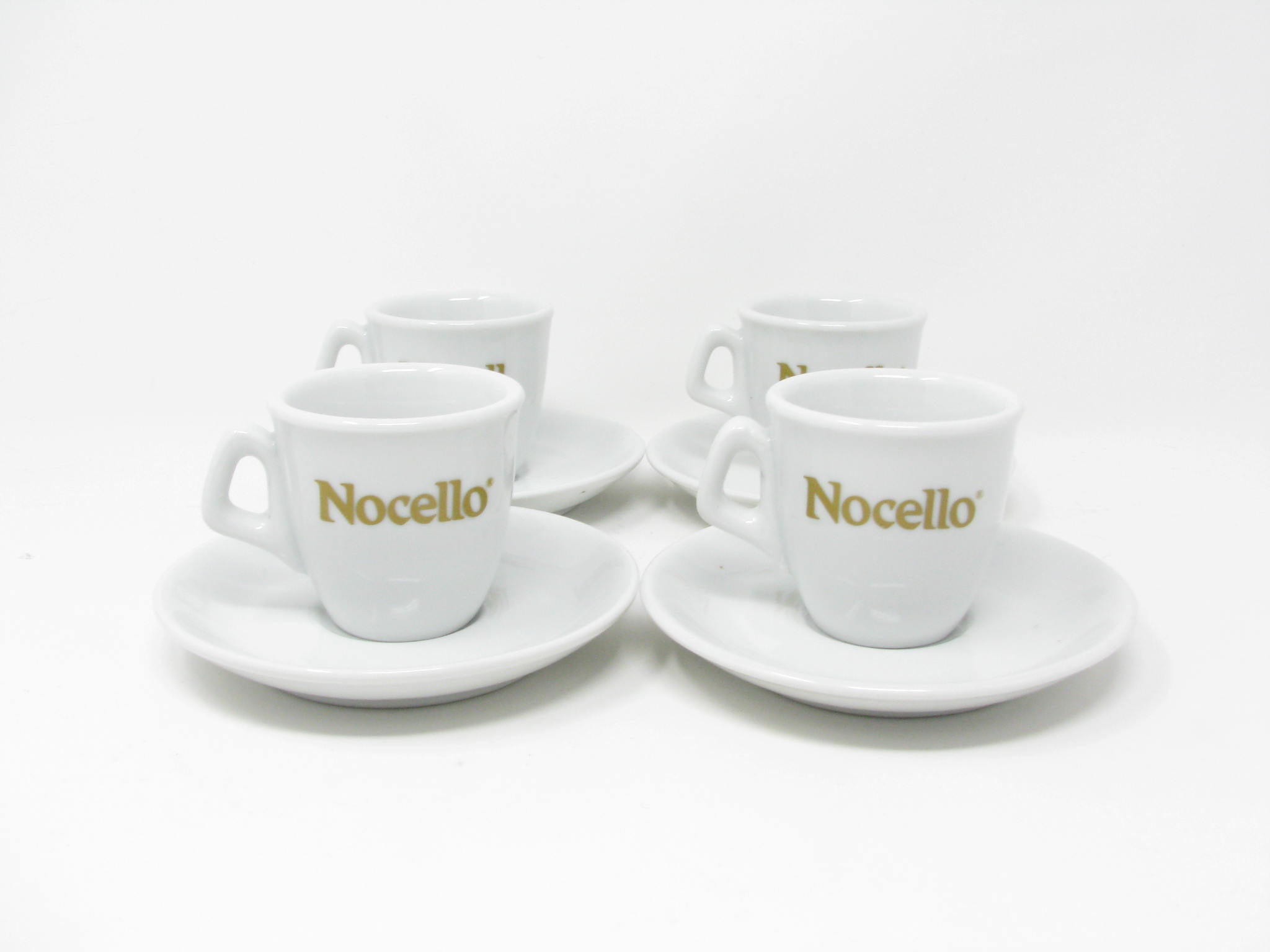 Vintage Nocello IPA Italy Demitasse Espresso Cups & Saucers - 4