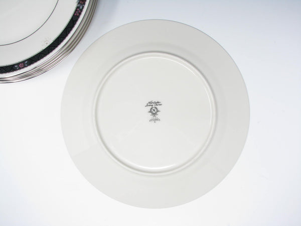 edgebrookhouse - Vintage Noritake Etienne Ivory China Dinner Plates - Set of 5