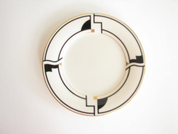edgebrookhouse - Vintage Noritake Portfolio Art Deco Style Bread Plates - Set of 5