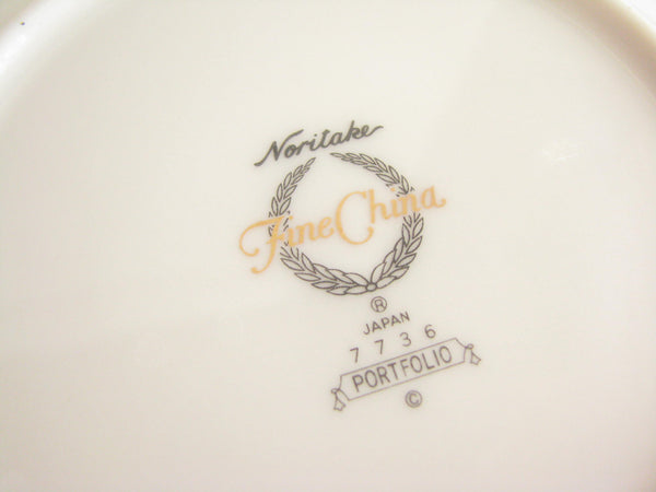 edgebrookhouse - Vintage Noritake Portfolio Art Deco Style Bread Plates - Set of 5