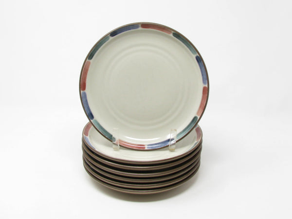 edgebrookhouse - Vintage Noritake Warm Sands Stoneware Salad Plates - 7 Pieces