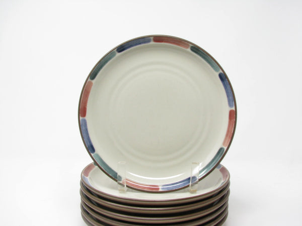 edgebrookhouse - Vintage Noritake Warm Sands Stoneware Salad Plates - 7 Pieces
