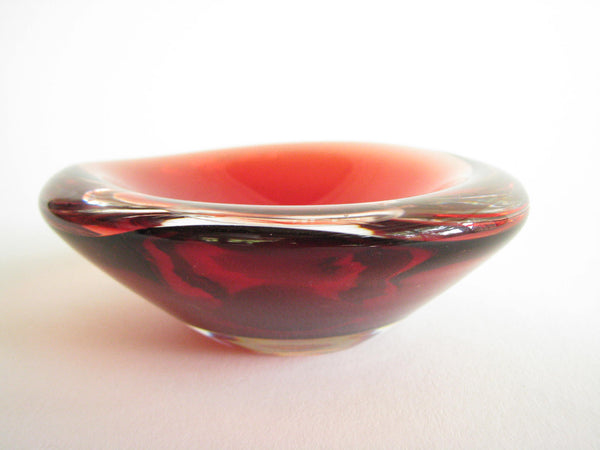 edgebrookhouse - Vintage Orrefors Sven Palmqvist "Selena" Curved Art Glass Trinket Dish
