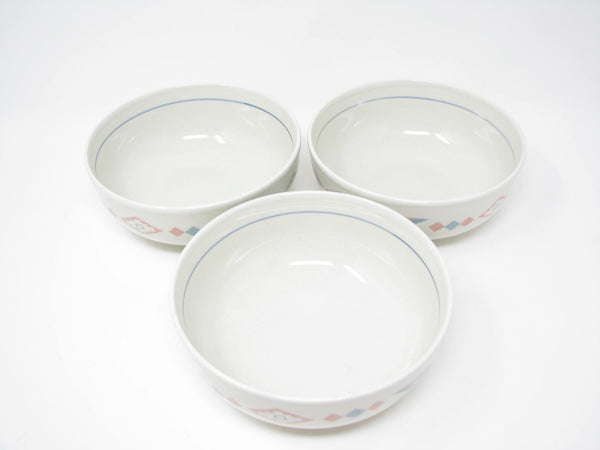 edgebrookhouse - Vintage Otagiri Figi Graphics Bowls with Southwestern Design - 3 Pieces