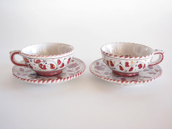 edgebrookhouse - Vintage PV Italy Orvieto Red Rooster 10 Place Settings Dinnerware Set - 70 Pieces