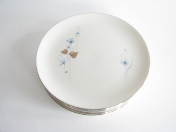 edgebrookhouse - Vintage Pickard China Woodland Flower Salad Plates - Set of 7