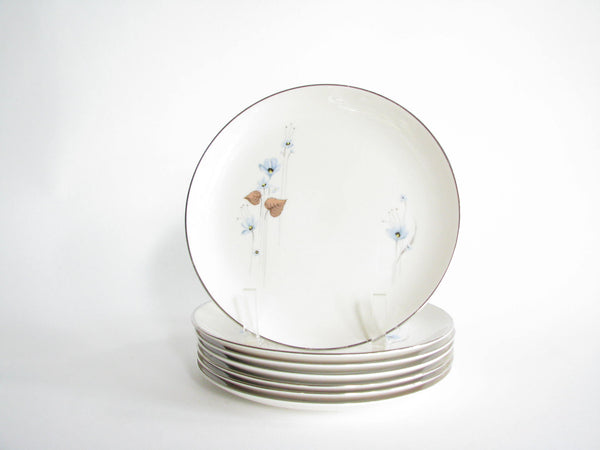edgebrookhouse - Vintage Pickard China Woodland Flower Salad Plates - Set of 7
