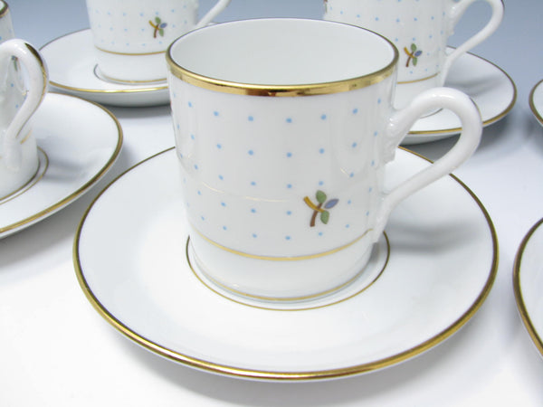 edgebrookhouse - Vintage Richard Ginori Tea or Coffee Service Set with Demitasse Cups Saucers Pot - 13 Pieces