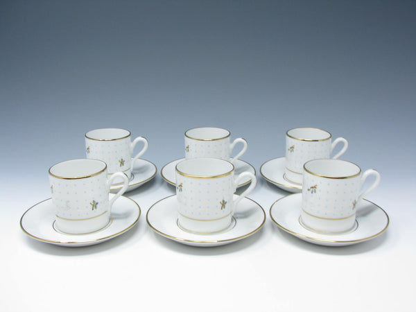 edgebrookhouse - Vintage Richard Ginori Tea or Coffee Service Set with Demitasse Cups Saucers Pot - 13 Pieces