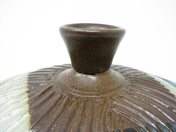 edgebrookhouse - Vintage Robert Maxwell Pottery Craft Sculpted Lidded Serving Dish