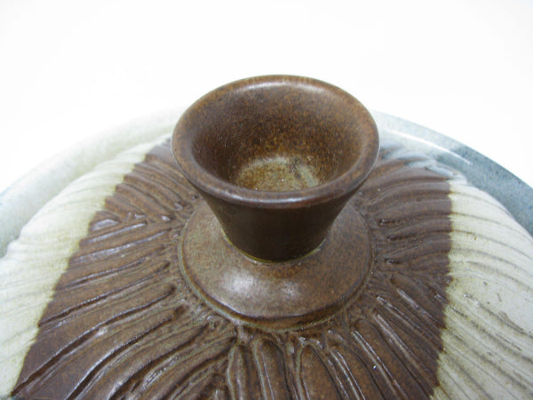 edgebrookhouse - Vintage Robert Maxwell Pottery Craft Sculpted Lidded Serving Dish