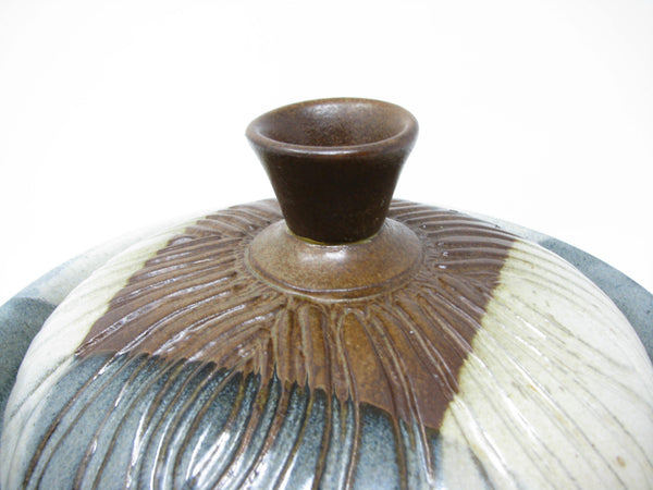 edgebrookhouse - Vintage Robert Maxwell Pottery Craft Sculpted Lidded Serving Dish