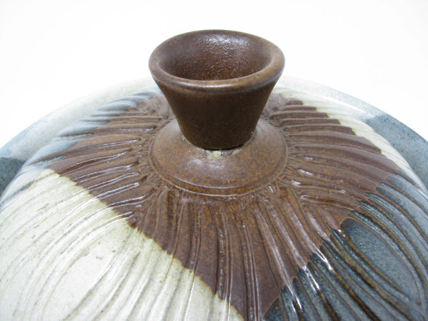 edgebrookhouse - Vintage Robert Maxwell Pottery Craft Sculpted Lidded Serving Dish