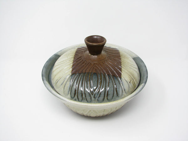 edgebrookhouse - Vintage Robert Maxwell Pottery Craft Sculpted Lidded Serving Dish