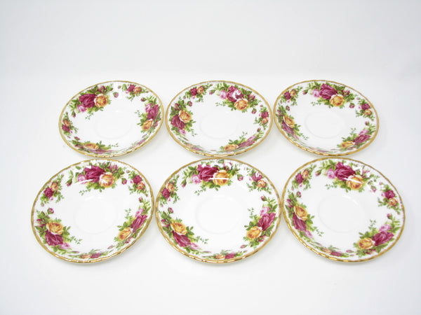 edgebrookhouse - Vintage Royal Albert Old Country Roses England Cups & Saucers - 12 Pieces - 2 Sets Available