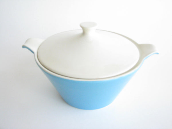 edgebrookhouse - Vintage Royal China Blue Heaven Lidded Ceramic Vegetable / Serving Dish