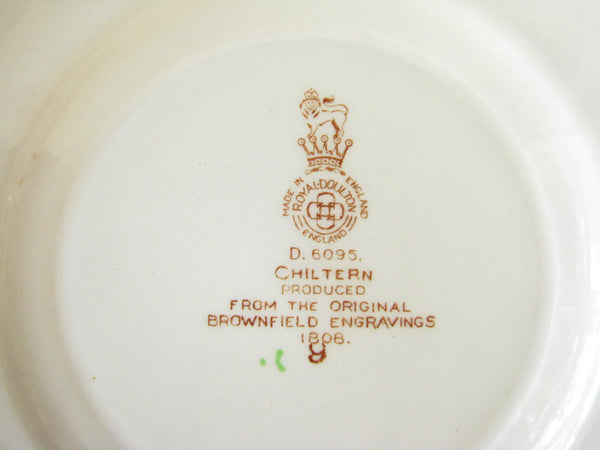 edgebrookhouse - Vintage Royal Doulton Chiltern Earthenware Bread Plates - Set of 12