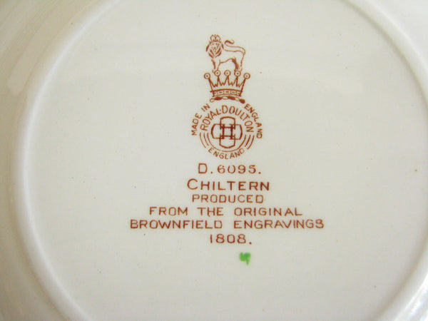 edgebrookhouse - Vintage Royal Doulton Chiltern Earthenware Rimmed Bowls - Set of 8