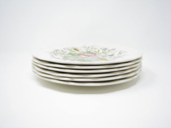 edgebrookhouse - Vintage Royal Doulton Malvern Earthenware Salad Plates - Set of 6