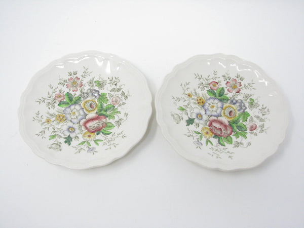edgebrookhouse - Vintage Royal Doulton Malvern Earthenware Saucers - Set of 2