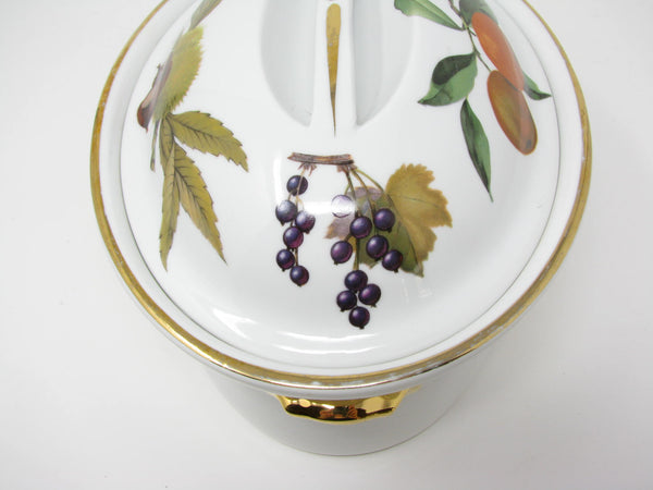 edgebrookhouse - Vintage Royal Worcester Evesham Gold Lidded Casserole with Flat Handle
