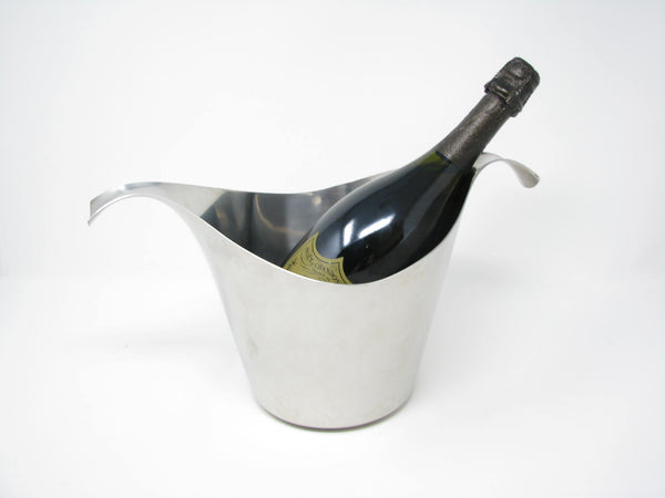 edgebrookhouse - Vintage Sambonet Italy Stainless Steel Ice Bucket or Wine Champagne Chiller