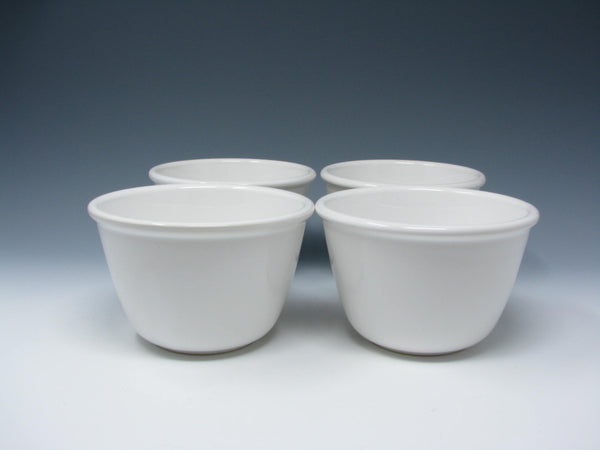 edgebrookhouse - Vintage Secla Pottery Portugal White Multi Purpose Bowls - 4 Pieces