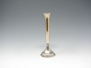 edgebrookhouse - Vintage Art Deco Sheffield Silver Plate Bud Vase Made in Italy