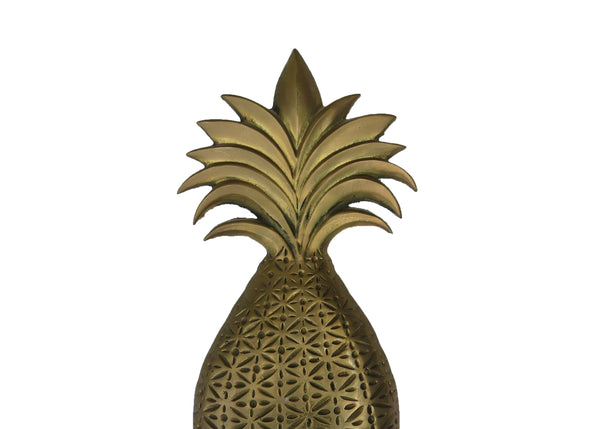 edgebrookhouse - Vintage Solid Brass Double Arm Pineapple Candle Wall Sconces - a Pair