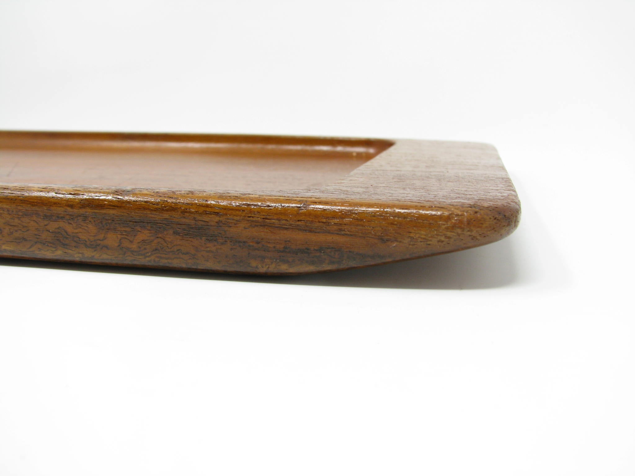 Vintage Sowe Konst Zusted Sweden Rectangular Teak Tray