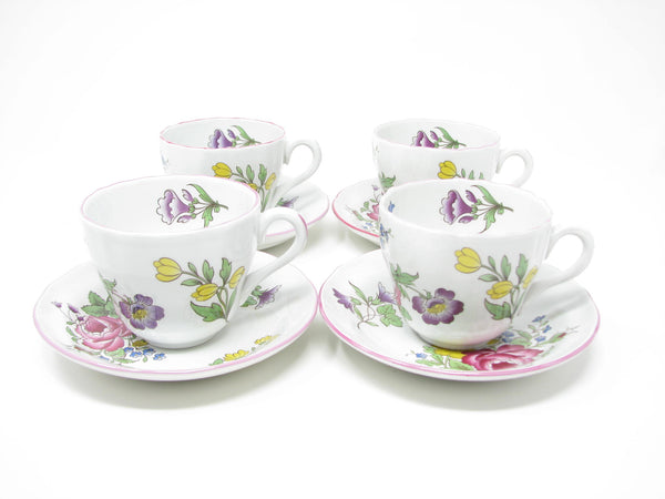 edgebrookhouse - Vintage Spode Marlborough Sprays Dinnerware Set with Floral Design - 4 Place Settings - 20 Pieces