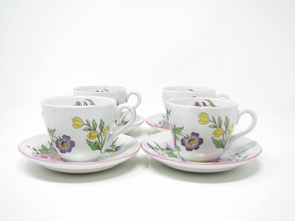 edgebrookhouse - Vintage Spode Marlborough Sprays Dinnerware Set with Floral Design - 4 Place Settings - 20 Pieces