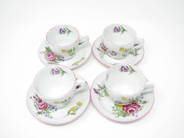 edgebrookhouse - Vintage Spode Marlborough Sprays Dinnerware Set with Floral Design - 4 Place Settings - 20 Pieces