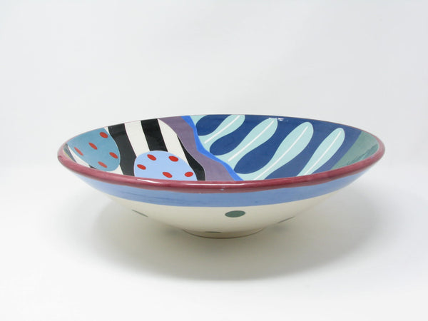 edgebrookhouse - Vintage Susan Eslick Post Modern Art Pottery Decorative Bowl