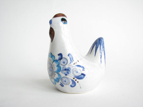 edgebrookhouse - Vintage Tonala Mexico Hand-Painted Pottery Chicken Hen Figurine by CAT