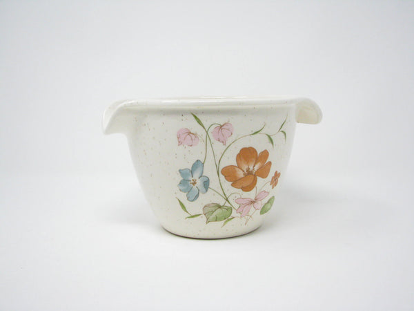 edgebrookhouse - Vintage Treasure Craft Poppy Pottery Mixing Bowl with Floral Design
