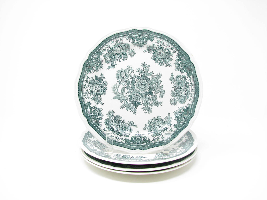 Vintage Villeroy & Boch Fasan Green Earthenware Salad Plates Vintage Villeroy & Boch Fasan Green Earthenware Salad Plates