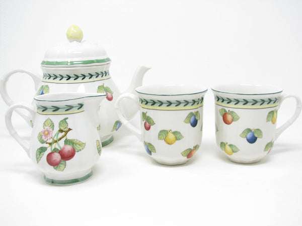 edgebrookhouse - Vintage Villeroy & Boch French Garden Fleurence Tea or Coffee Service - 7 Pieces