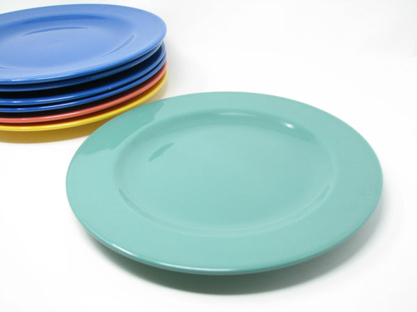 edgebrookhouse - Vintage Vista Allegre & Zrike Portugal Ceramic Dinner Plates Multicolor - Set of 7