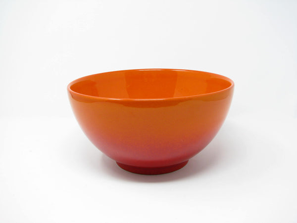 edgebrookhouse - Vintage Waechtersbach Germany Magma Red & Orange Glazed Pottery Serving Bowl
