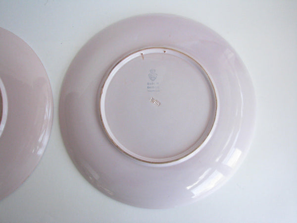 edgebrookhouse - Vintage Waechtersbach Hand-Painted Plates Made in West Germany - Set of 2