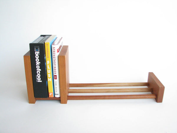 edgebrookhouse - Vintage Walnut Adjustable Book Holder / Rack