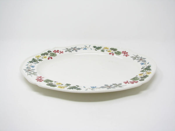 edgebrookhouse - Vintage Wedgwood Richmond Scalloped Platter with Leaves and Flowers