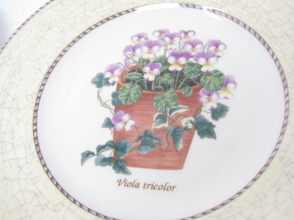edgebrookhouse - Vintage Wedgwood Sarah's Garden Queen's Ware Salad Plates - 3 Pieces