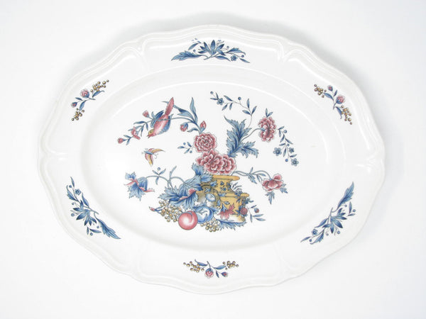 edgebrookhouse - Vintage Wedgwood Williamsburg Potpourri Serving Platter and Lidded Serving Bowl Dish - 2 Pieces