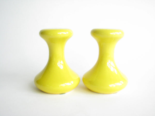 edgebrookhouse - Vintage Yellow Ceramic Salt & Pepper Shakers by Holiday Designs